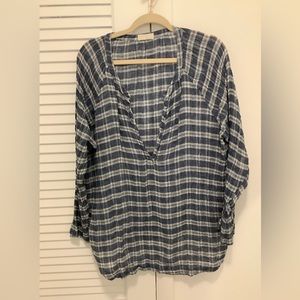 CPShades crinkle linen tunic